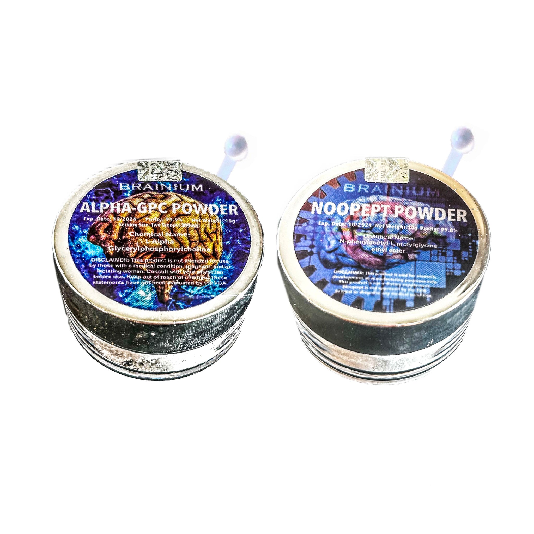 Nootropic Starter Pack - Noopept 5g - Alpha-GPC 10g