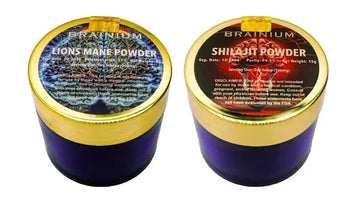Natural Nootropics Bundle Pack - Lion's Mane -15g - Shilajit - 15g